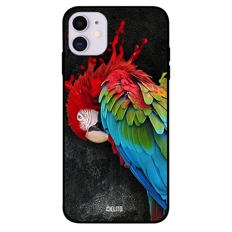 

Cielito Apple iPhone 11 Mobile Phone Back Cover, Australian Macaw