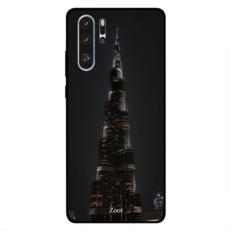 

Zoot Huawei P30 Pro Mobile Phone Back Cover, Burj Khalifa Night