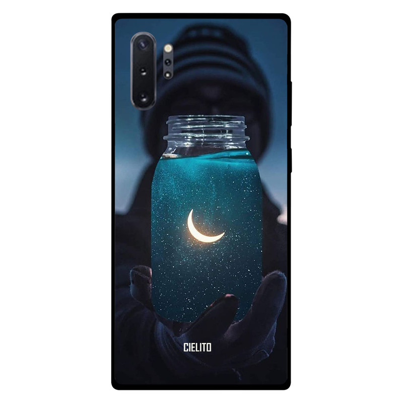 

Cielito Samsung Note Plus Mobile Phone Back Cover, Moon In Jar