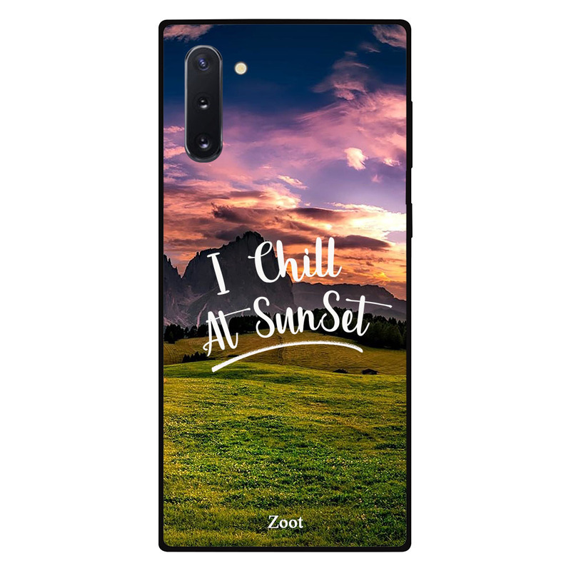 

Zoot Samsung Note 10 Mobile Phone Back Cover, I Chill At Sunset