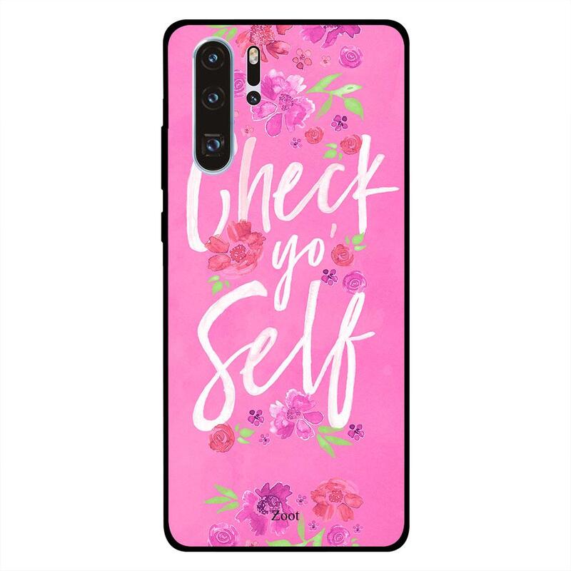 

Zoot Huawei P30 Pro Mobile Phone Back Cover, Check Yo Self