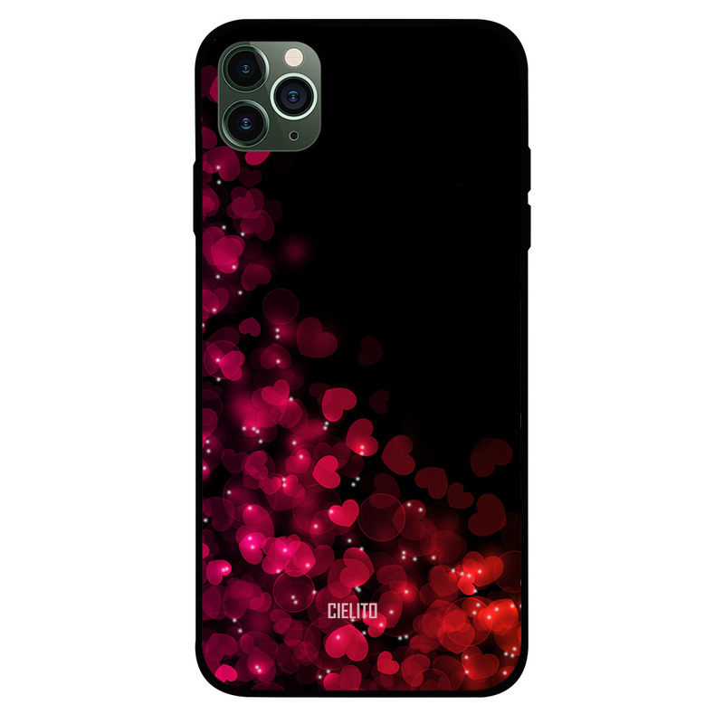 

Cielito Apple iPhone 11 Pro Max Mobile Phone Back Cover, Little Hearts