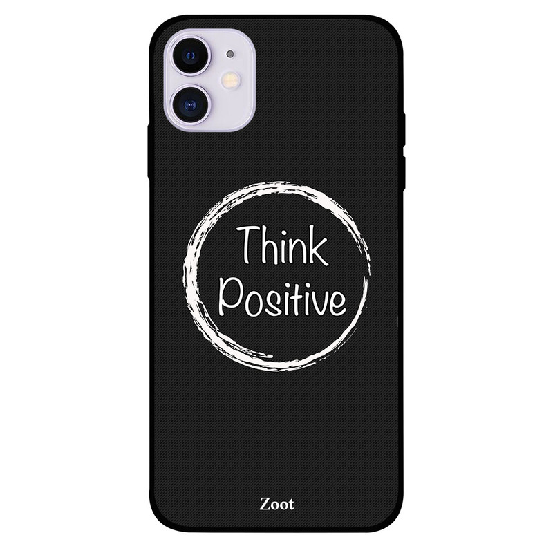 

Zoot Apple iPhone 11 Mobile Phone Back Cover, Think Positive