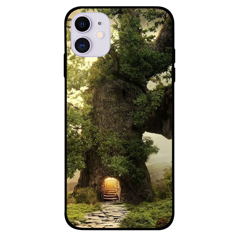 

Zoot Apple iPhone 11 Mobile Phone Back Cover, Tree House