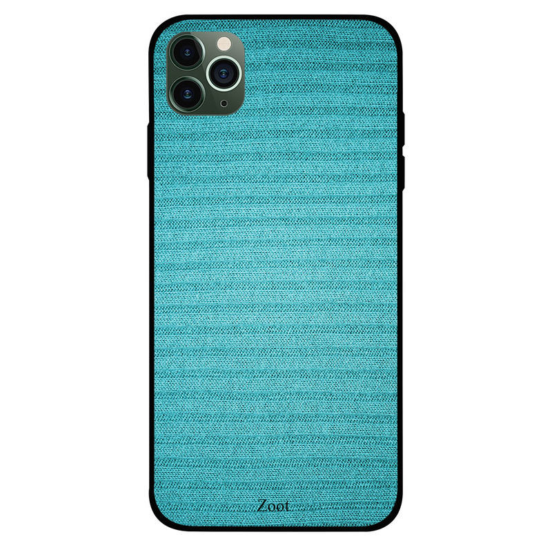 

Zoot Apple iPhone 11 Pro Max Mobile Phone Back Cover, Greenish Cloth Printed