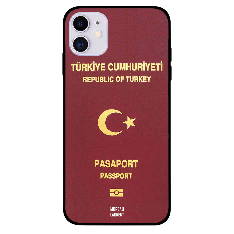 

Moreau Laurent Apple iPhone 11 Mobile Phone Back Cover, Turkey Passport