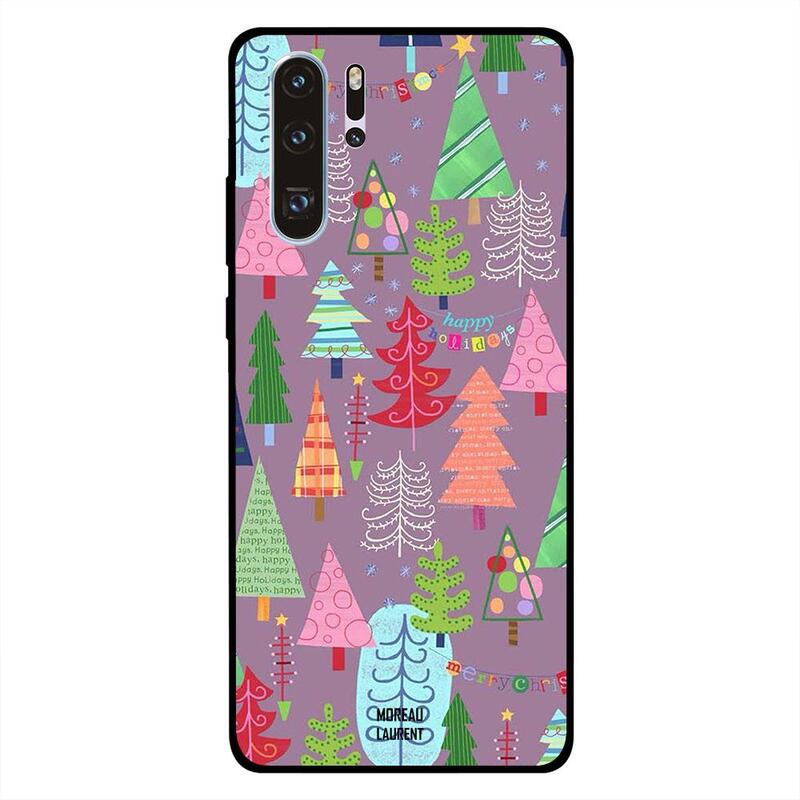

Moreau Laurent Huawei P30 Pro Mobile Phone Back Cover, Christmas Trees