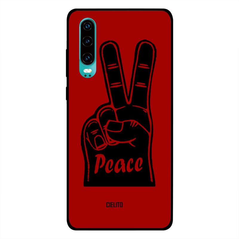 

Cielito Huawei P30 Mobile Phone Back Cover, Victory And Peace