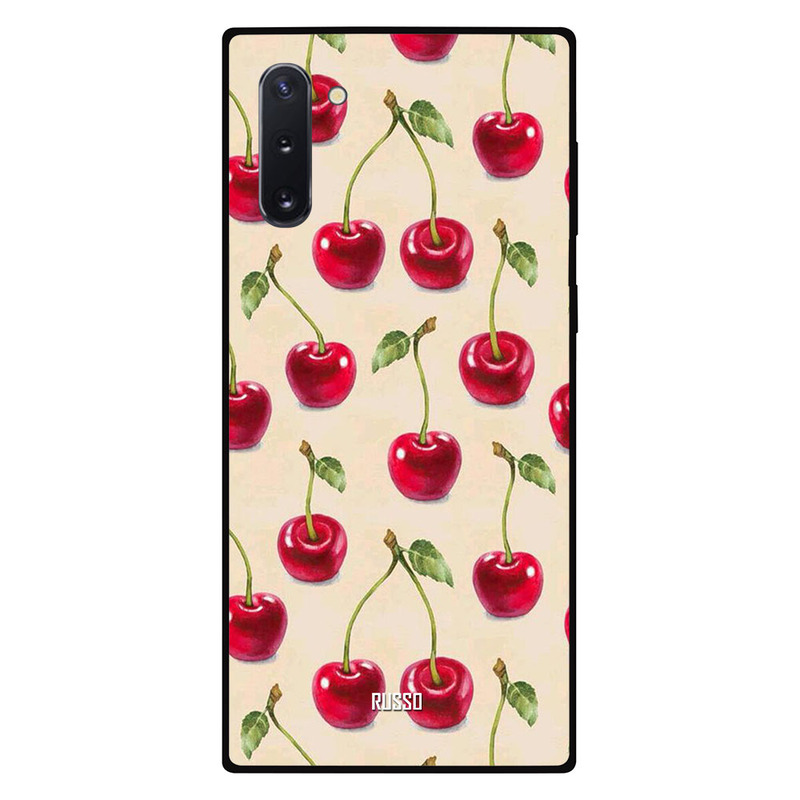 

Russo Samsung Note 10 Mobile Phone Back Cover, Cherry Print