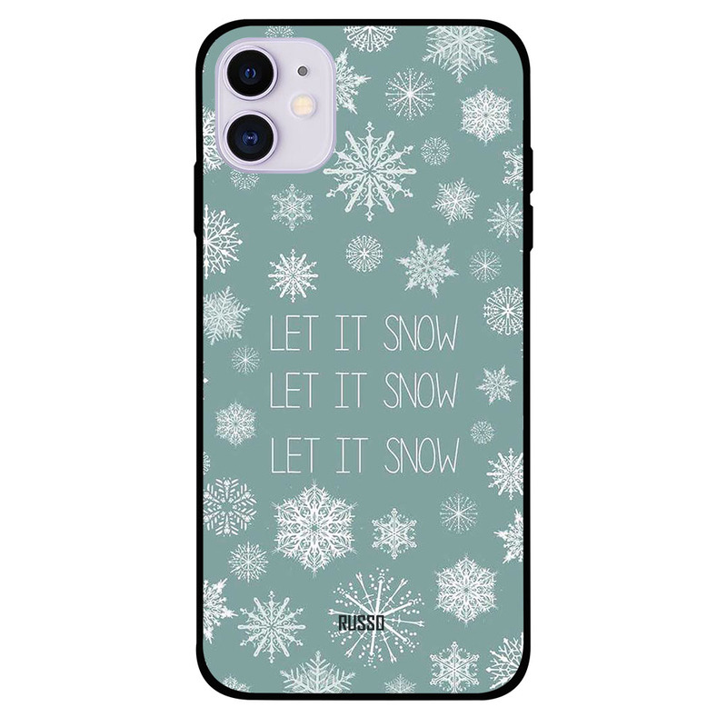 

Russo Apple iPhone 11 Mobile Phone Back Cover, Let It Snow