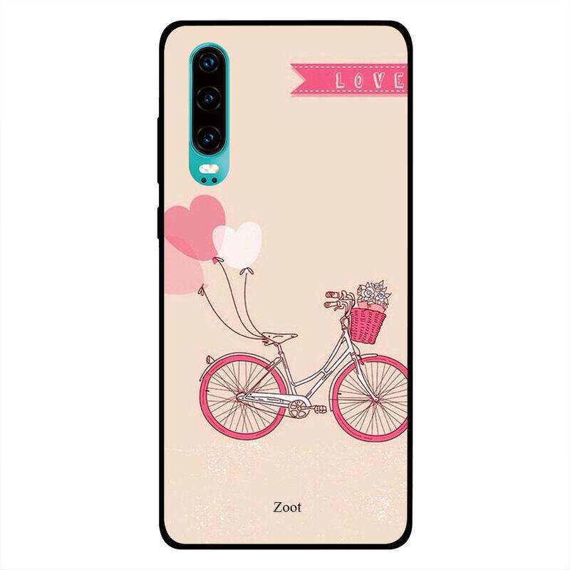 

Zoot Huawei P30 Mobile Phone Back Cover, Love Cycle