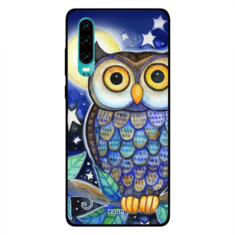 

Cielito Huawei P30 Mobile Phone Back Cover, Enchanting owl