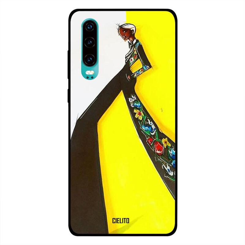 

Cielito Huawei P30 Mobile Phone Back Cover, Fashion Art