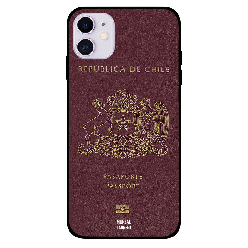 

Moreau Laurent Apple iPhone 11 Mobile Phone Back Cover, Chile Passport