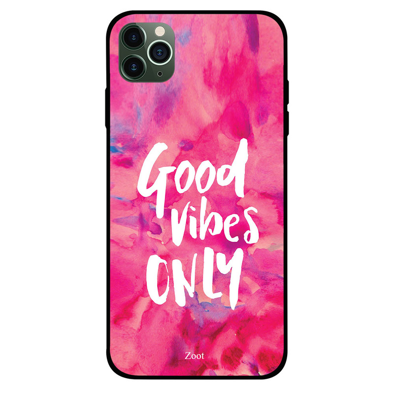 

Zoot Apple iPhone 11 Pro Mobile Phone Back Cover, Good Vibes Only