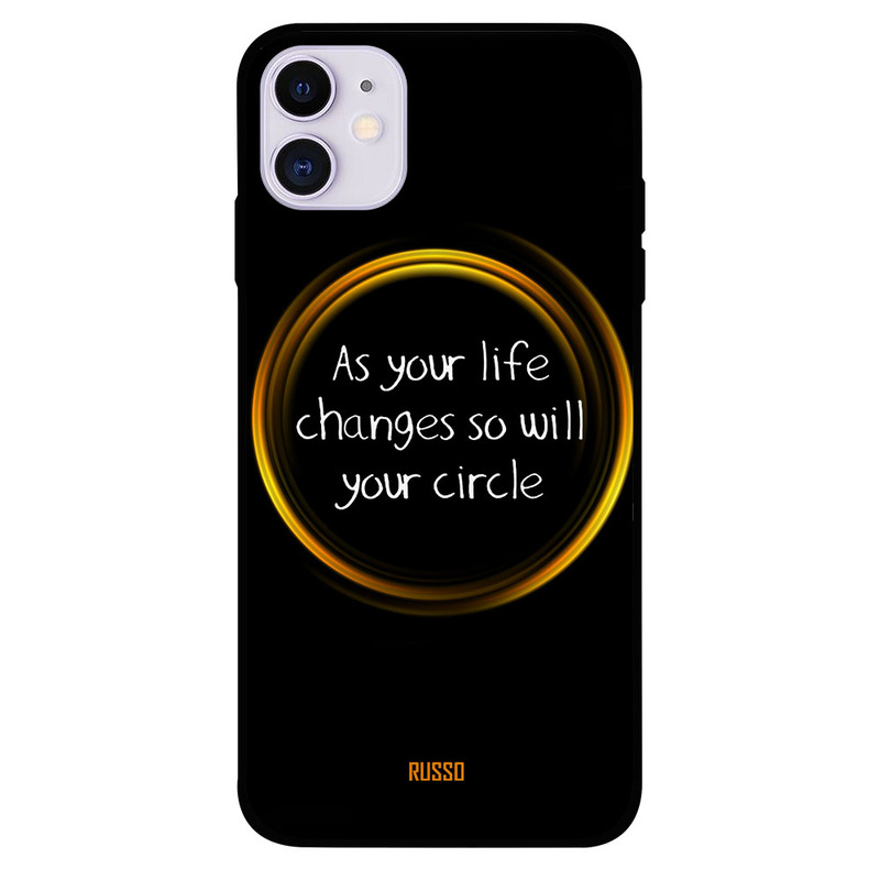 

Russo Apple iPhone 11 Mobile Phone Back Cover, Life Circle