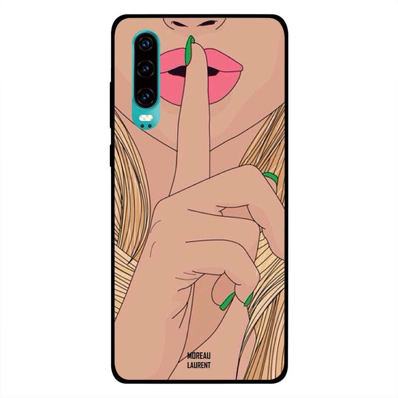 

Moreau Laurent Huawei P30 Mobile Phone Back Cover, Shhhh
