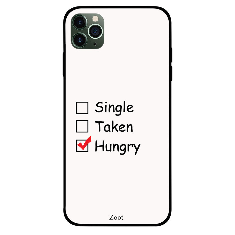 

Zoot Apple iPhone 11 Pro Mobile Phone Back Cover, Single Taken Hungry