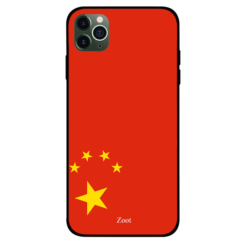 

Zoot Apple iPhone 11 Pro Max Mobile Phone Back Cover, China Flag