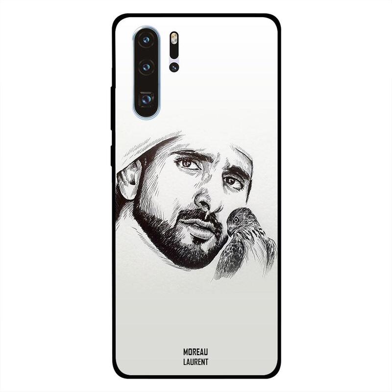 

Moreau Laurent Huawei P30 Pro Mobile Phone Back Cover, Sheikh Hamdan Sketch