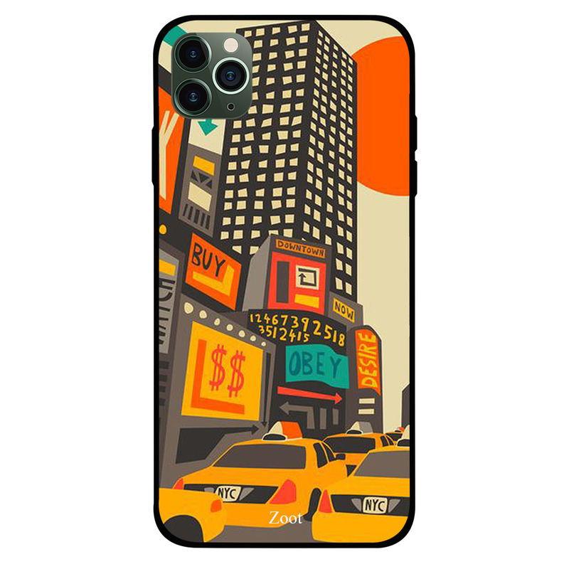 

Zoot Apple iPhone 11 Pro Max Mobile Phone Back Cover, Time Square