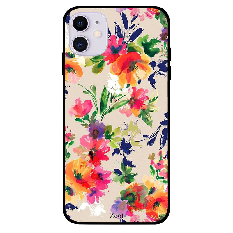 

Zoot Apple iPhone 11 Mobile Phone Back Cover, Colorful Splash