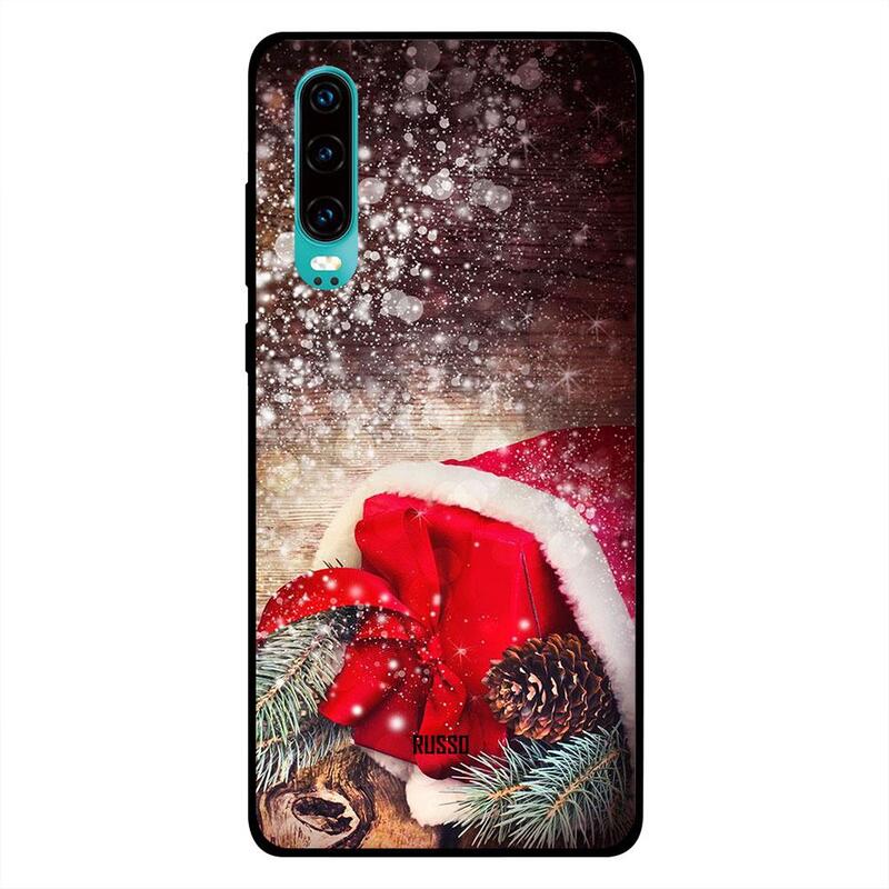 

Russo Huawei P30 Mobile Phone Back Cover, Christmas Bag Full of Gifts