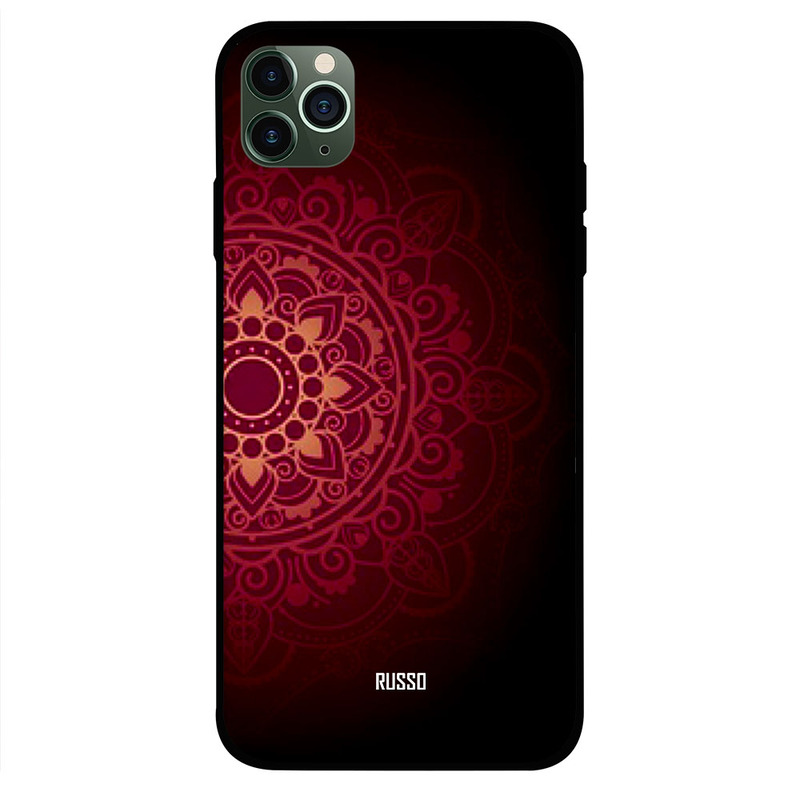 

Russo Apple iPhone 11 Pro Max Mobile Phone Back Cover, Mandala Art