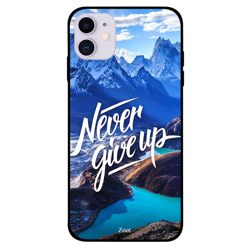 

Zoot Apple iPhone 11 Mobile Phone Back Cover, Never Give Up