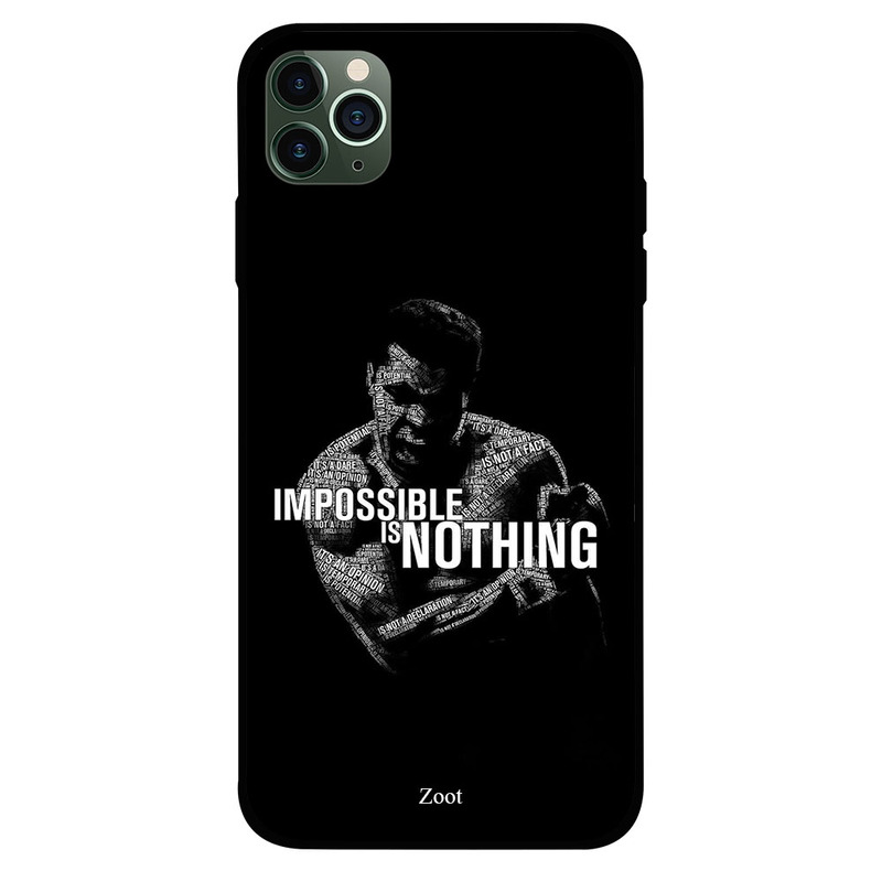

Zoot Apple iPhone 11 Pro Mobile Phone Back Cover, Impossible Is Nothing