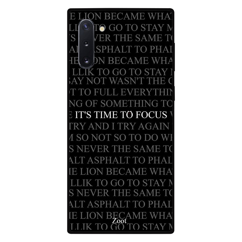 

Zoot Samsung Note 10 Mobile Phone Back Cover, Time To Focus