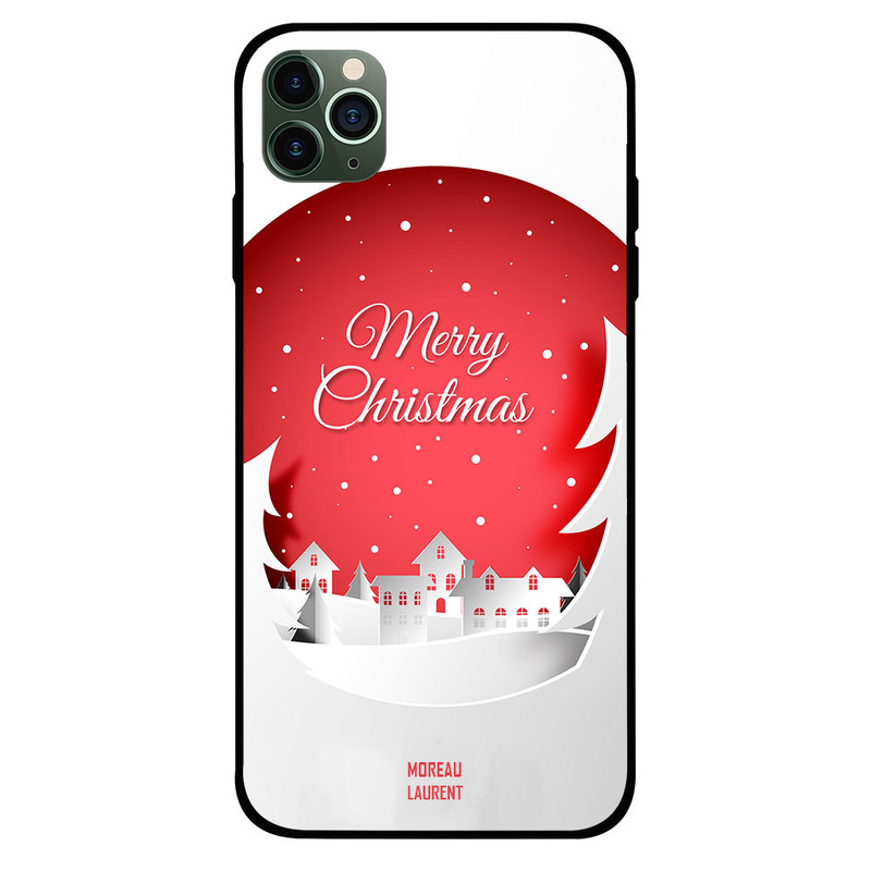 

Moreau Laurent Apple iPhone 11 Pro Max Mobile Phone Back Cover, Merry Christmas City