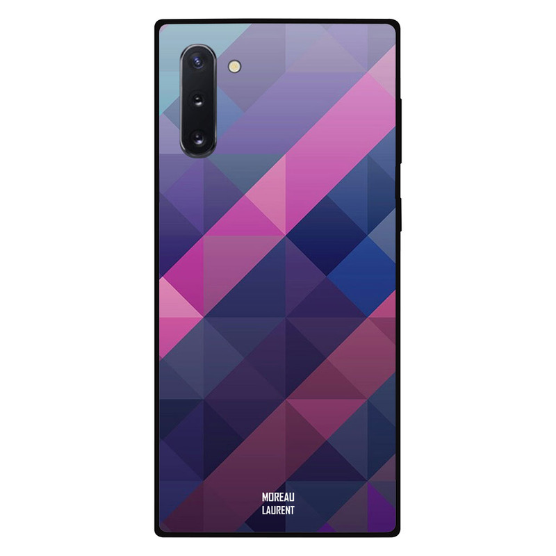 

Moreau Laurent Samsung Note 10 Mobile Phone Back Cover, Pink & Purple Blue Pattern