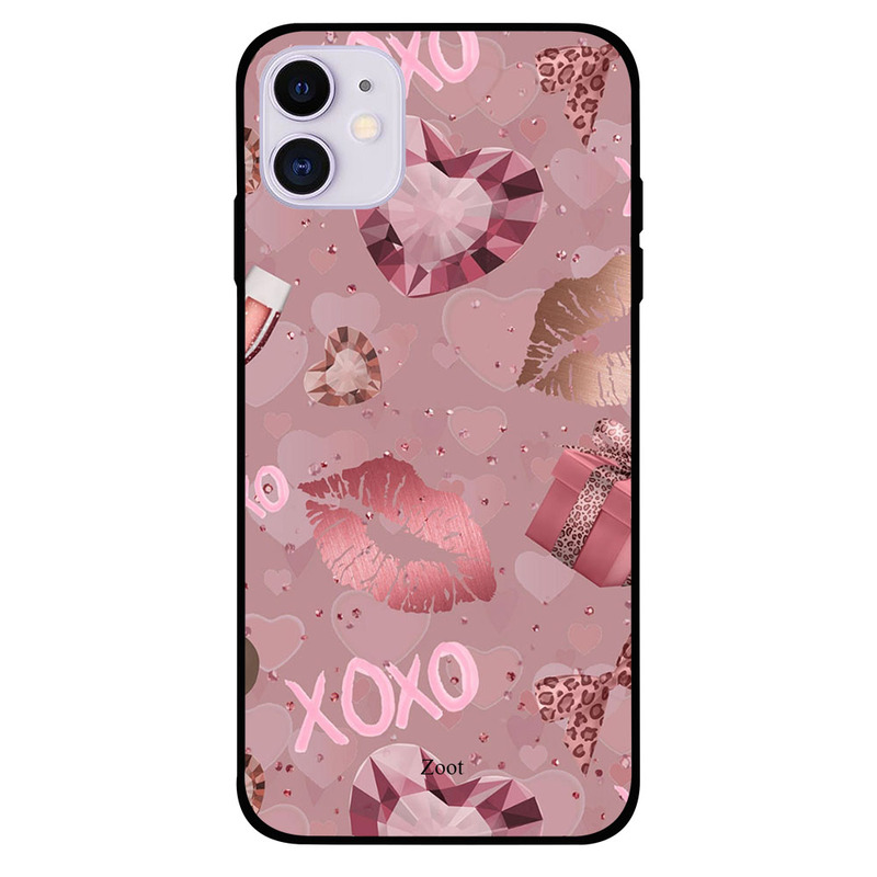 

Zoot Apple iPhone 11 Mobile Phone Back Cover, Xoxo