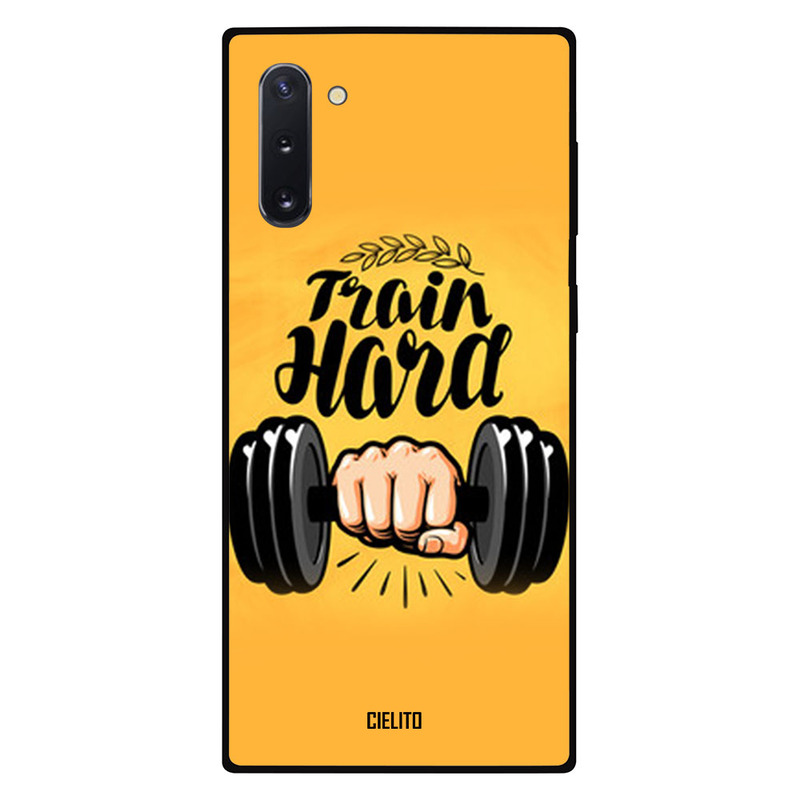 

Cielito Samsung Note 10 Mobile Phone Back Cover, Train Hard
