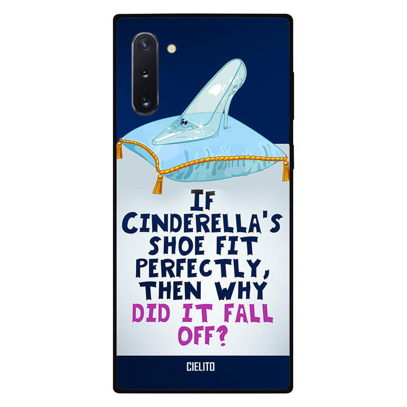 

Cielito Samsung Note 10 Mobile Phone Back Cover, Cinderella Shoe