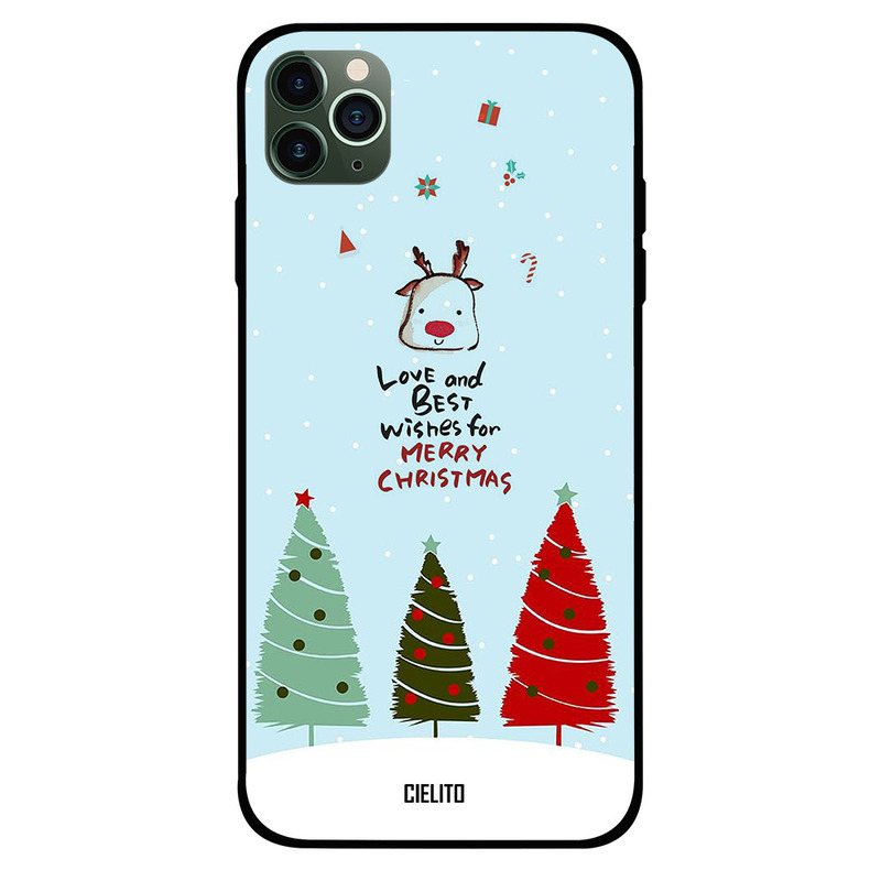 

Cielito Apple iPhone 11 Pro Mobile Phone Back Cover, Merry Christmas Wishes