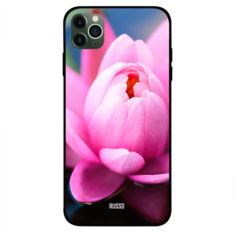 

Russo Apple iPhone 11 Pro Max Mobile Phone Back Cover, Growing bud Lotus