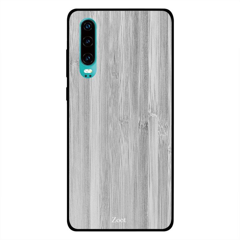 

Zoot Huawei P30 Mobile Phone Back Cover, Wooden White Horizental Lines