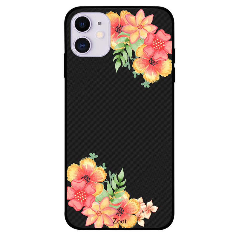 

Zoot Apple iPhone 11 Mobile Phone Back Cover, Flowers Yellow Red