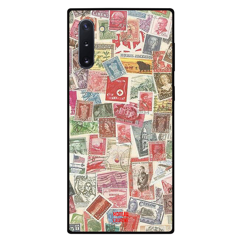 

Moreau Laurent Samsung Note 10 Mobile Phone Back Cover, Stamp Tickets Collection