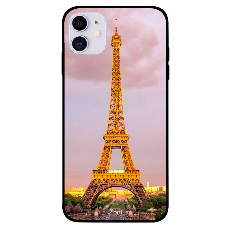 

Zoot Apple iPhone 11 Mobile Phone Back Cover, Eiffel Tower Day Time