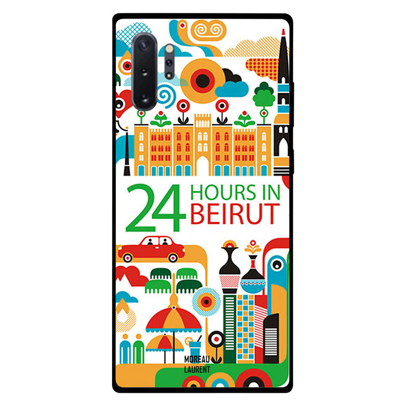 

Moreau Laurent Samsung Note Plus Mobile Phone Back Cover, 24 Hours in Beirut