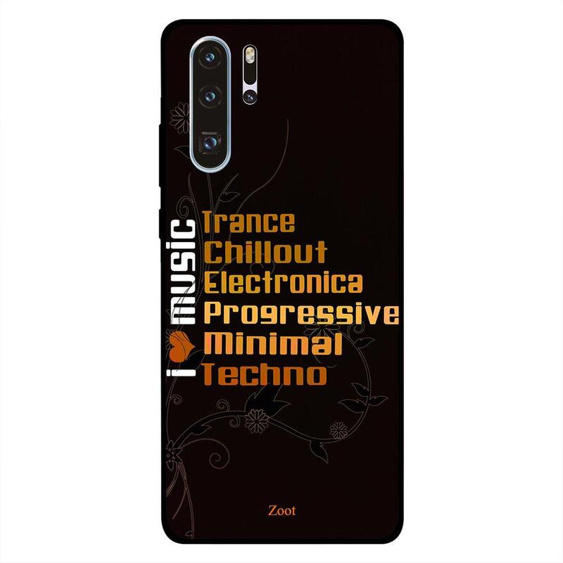 

Zoot Huawei P30 Pro Mobile Phone Back Cover, I Love Music