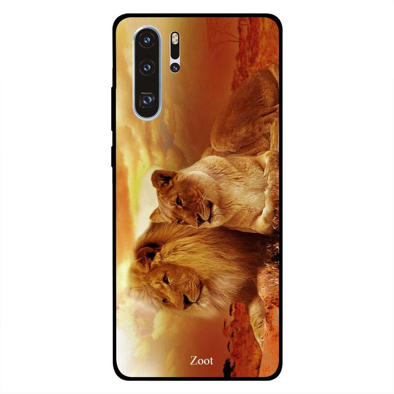 

Zoot Huawei P30 Pro Mobile Phone Back Cover, King Queen Of Jungle