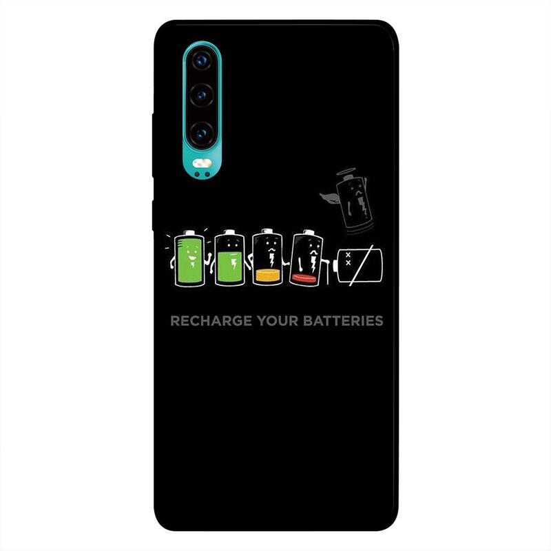 

Cielito Huawei P30 Mobile Phone Back Cover, Recharge Your Batteries