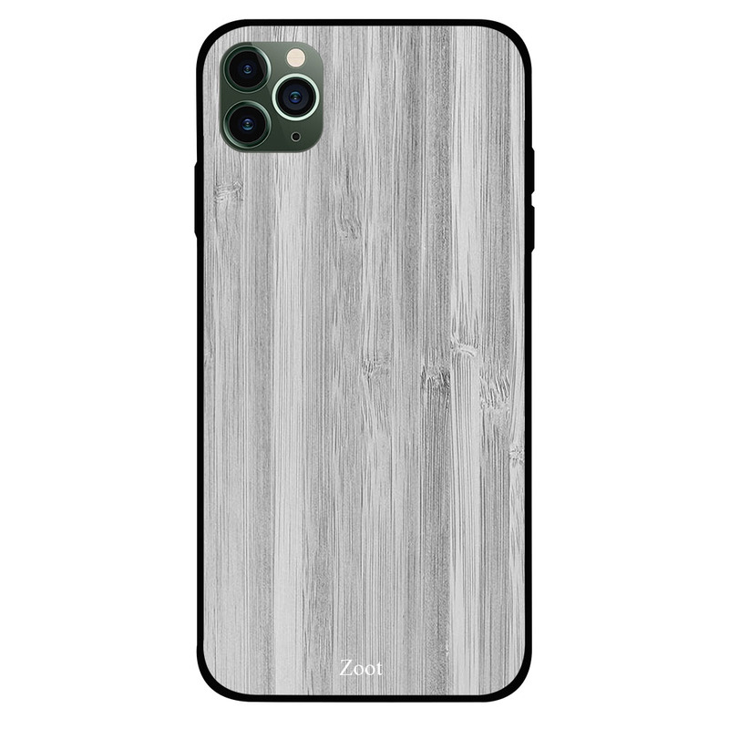 

Zoot Apple iPhone 11 Pro Mobile Phone Back Cover, Wooden White Horizental Lines