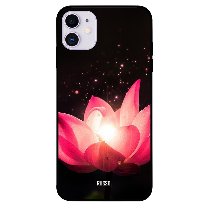 

Russo Apple iPhone 11 Mobile Phone Back Cover, Sparkling Lotus