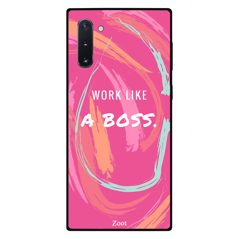 

Zoot Samsung Note 10 Mobile Phone Back Cover, Work Like A Boss