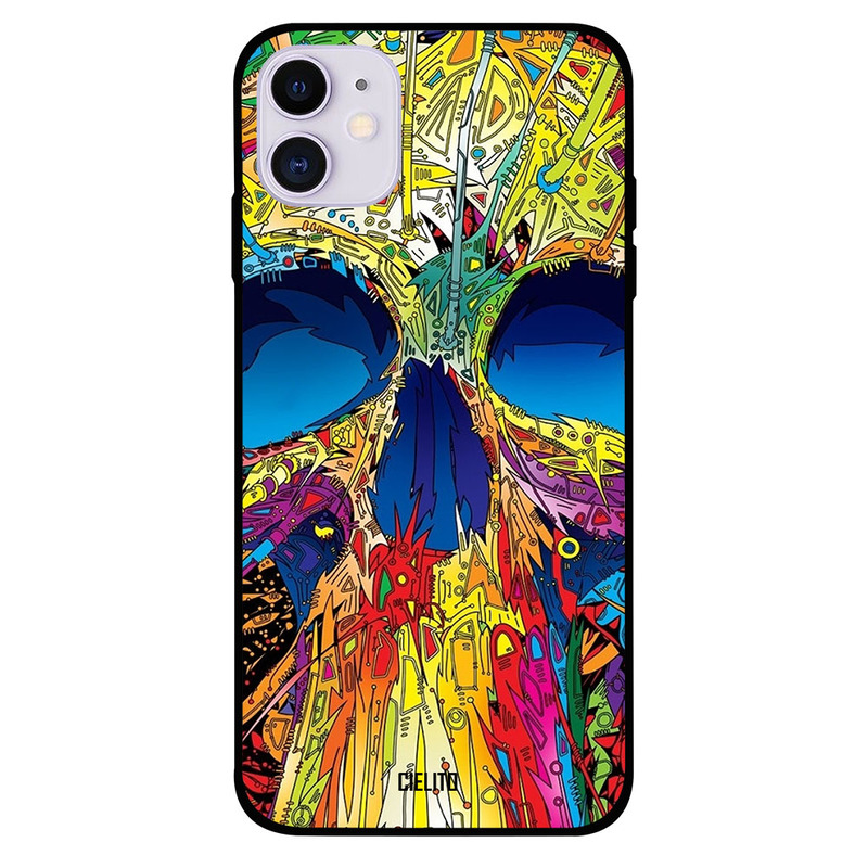 

Cielito Apple iPhone 11 Mobile Phone Back Cover, Art on Skull